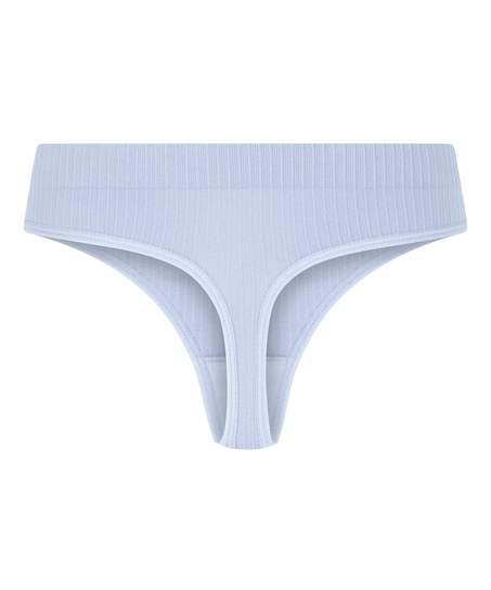 Dianne High Leg Thong, Blue