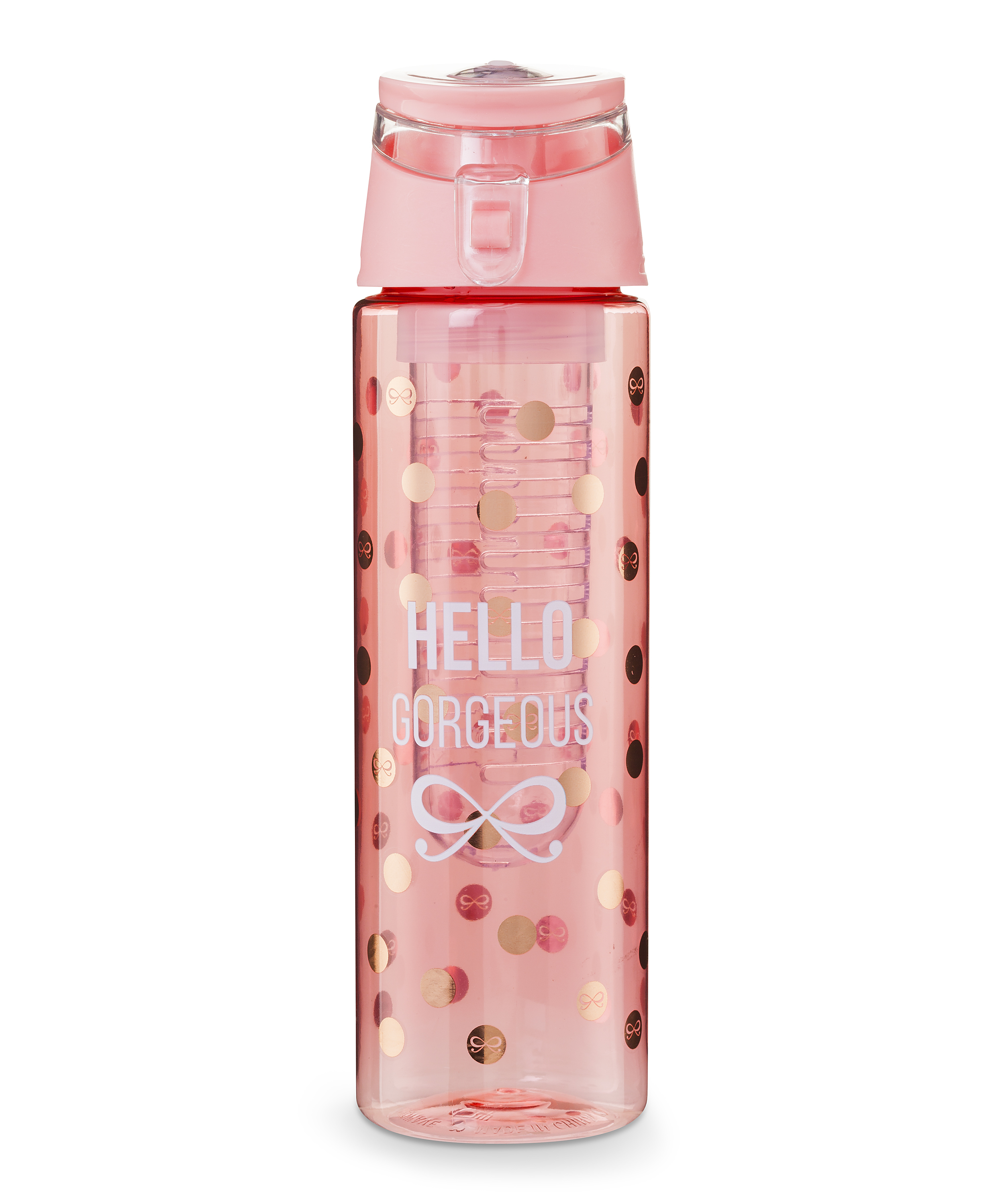 Branded Water bottle, Pink, main