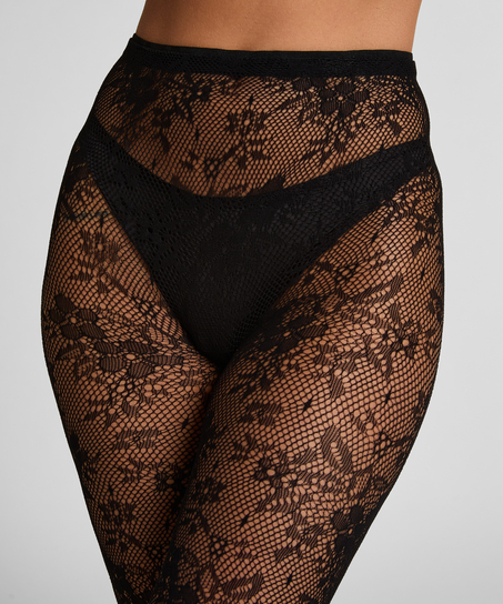 Tights Allover Lace, Black