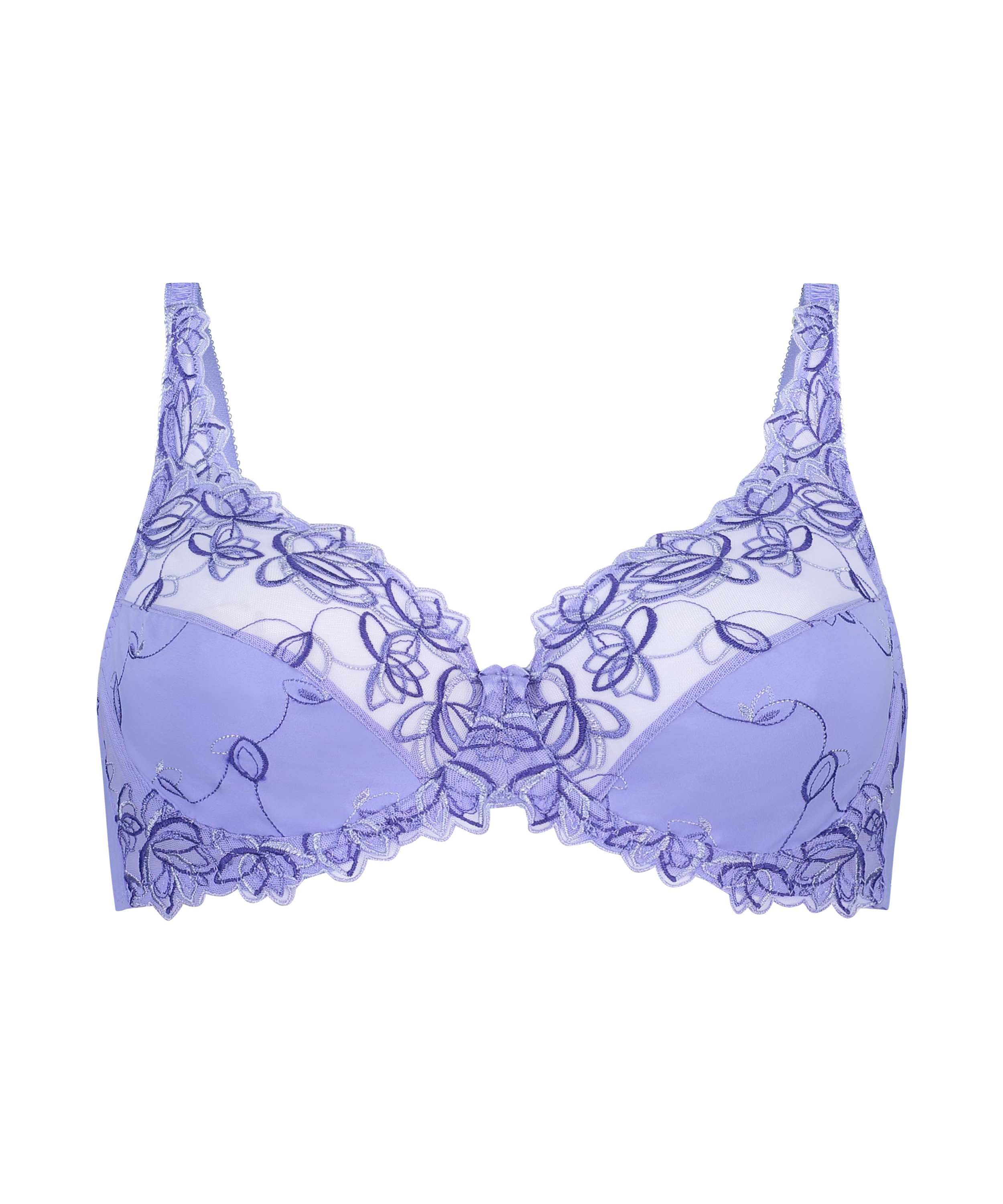 Diva Non-Padded Underwired Bra, Purple, main