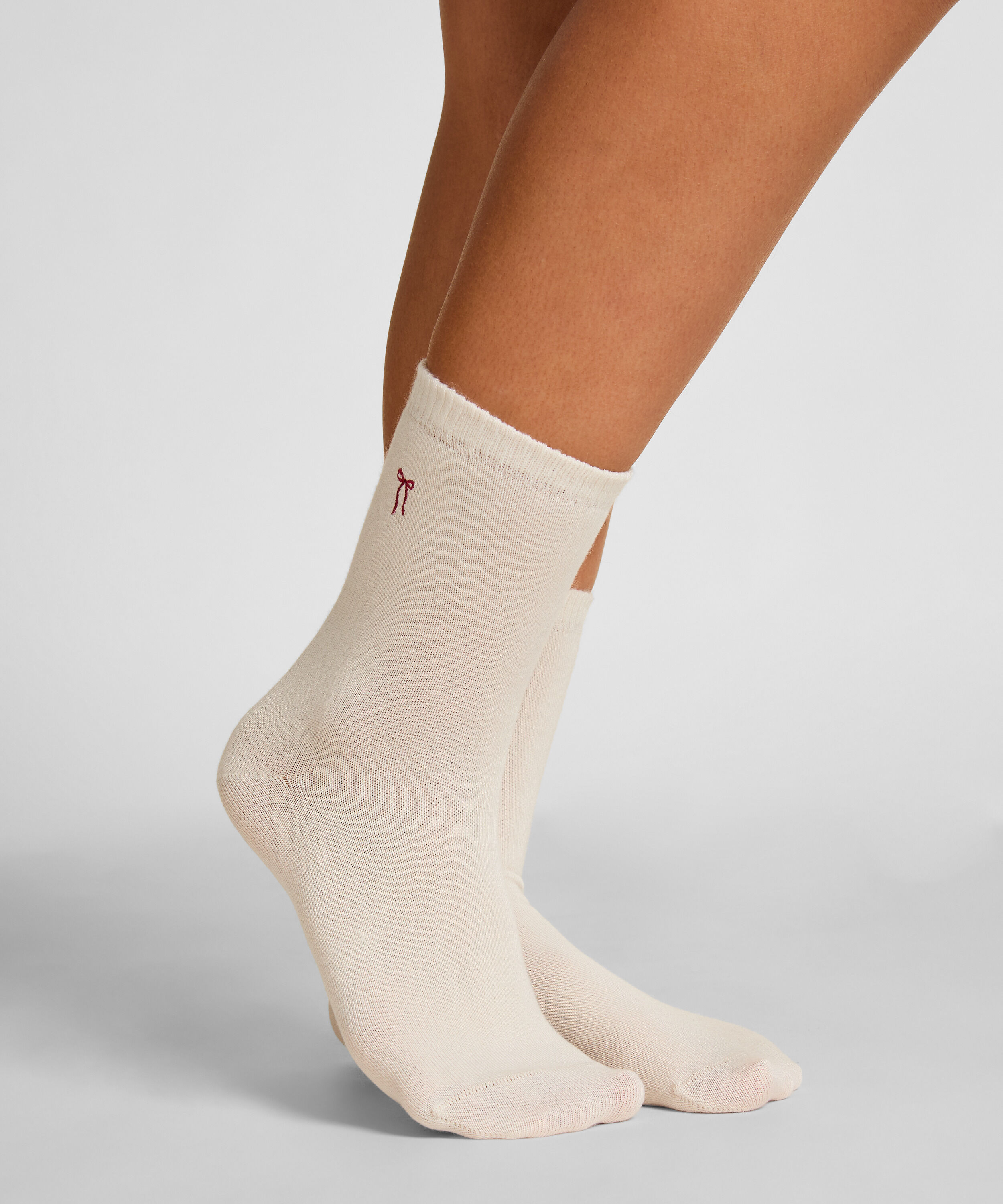 Modal Crew Socks, White