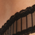 V-shaped Brazilian knickers mesh, Black