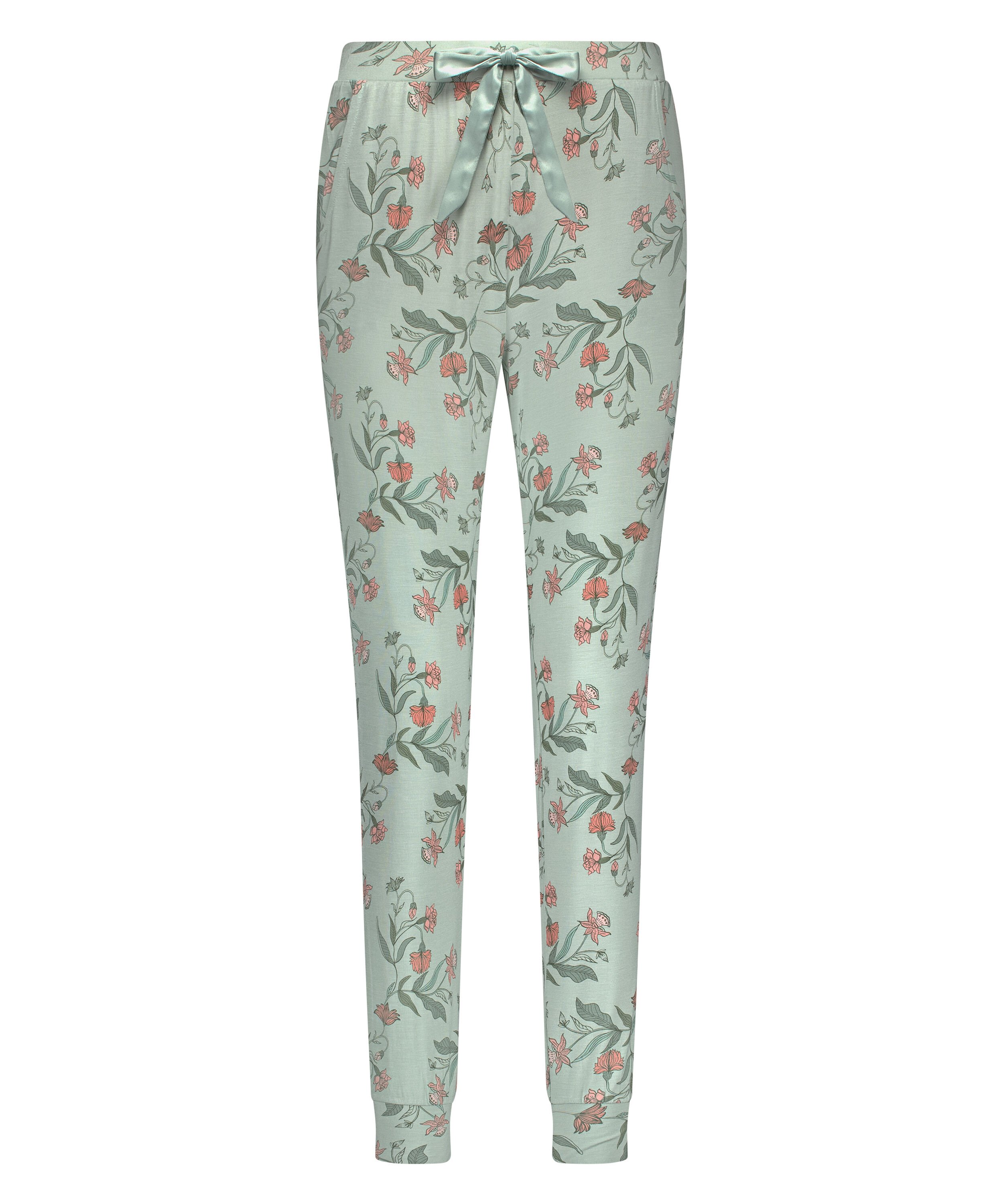 Jersey Pyjama Pants, Green
