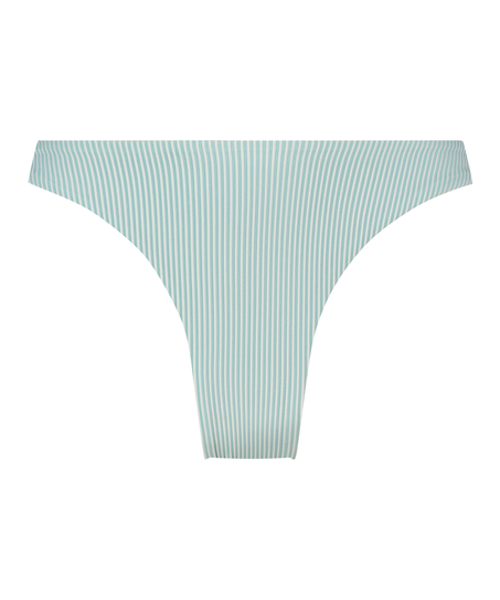 Fiji High-Leg Bikini Bottoms, Blue