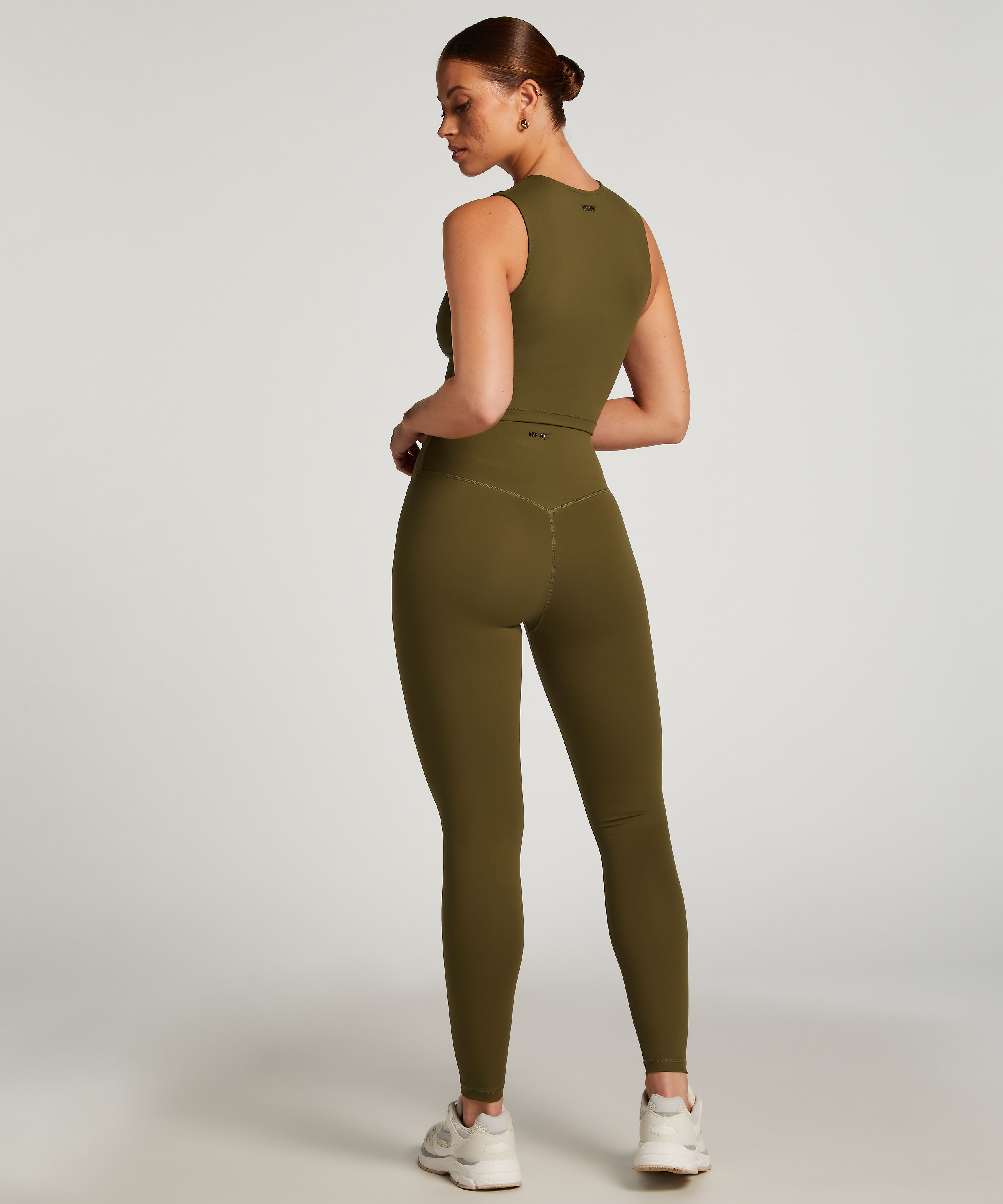HKMX High Waist Leggings, Green, main