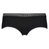 Invisible shorts lace waistband, Black
