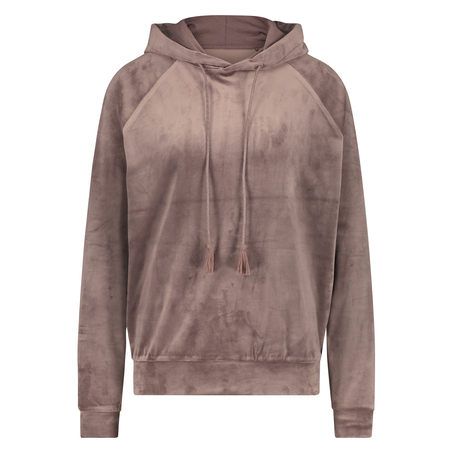 Velours Hoody, Brown