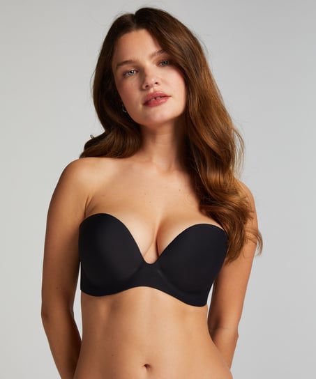 Stick on bra, Black