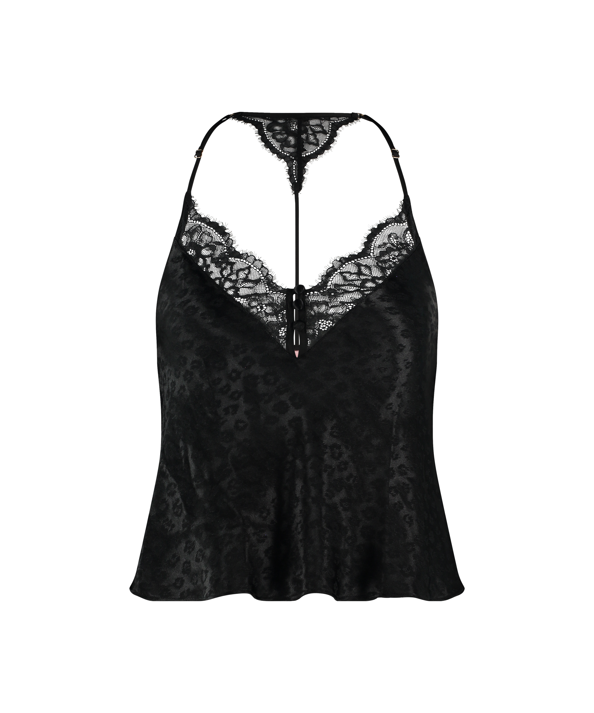 Leopard Cami Top, Black, main