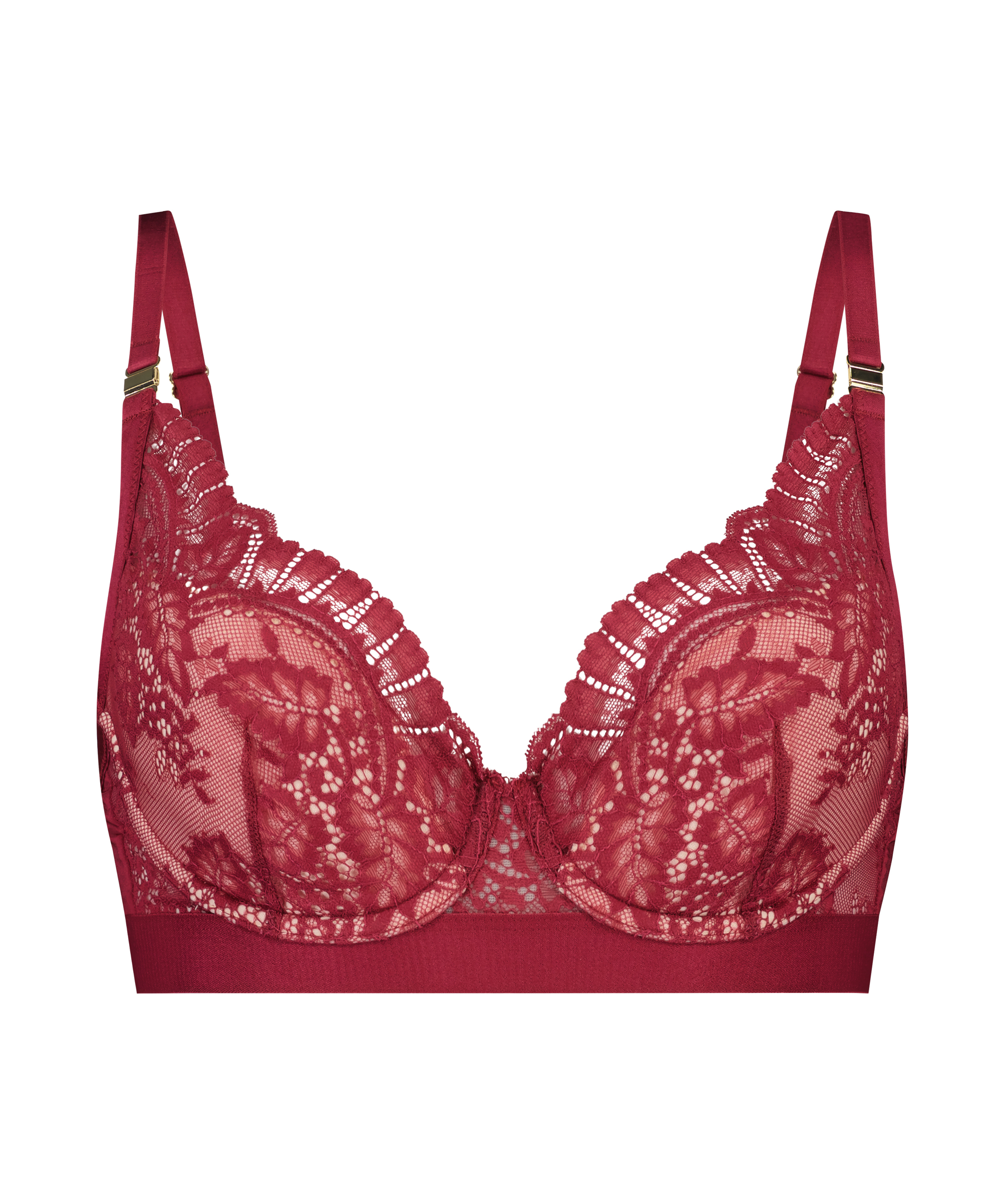 Adelaide Padded Maternity Nursing Bra, Red, main