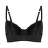 Secret Lace Padded Underwired Bra, Black