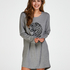 Round Neck Nightshirt, Grey