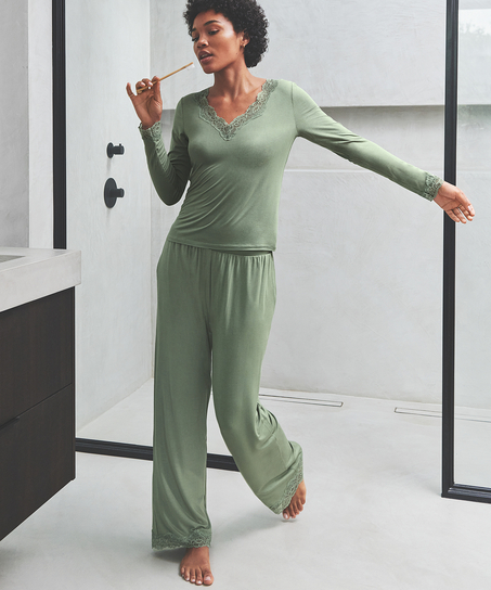 Pajama Set, Green