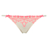 Thong Embroidered, White