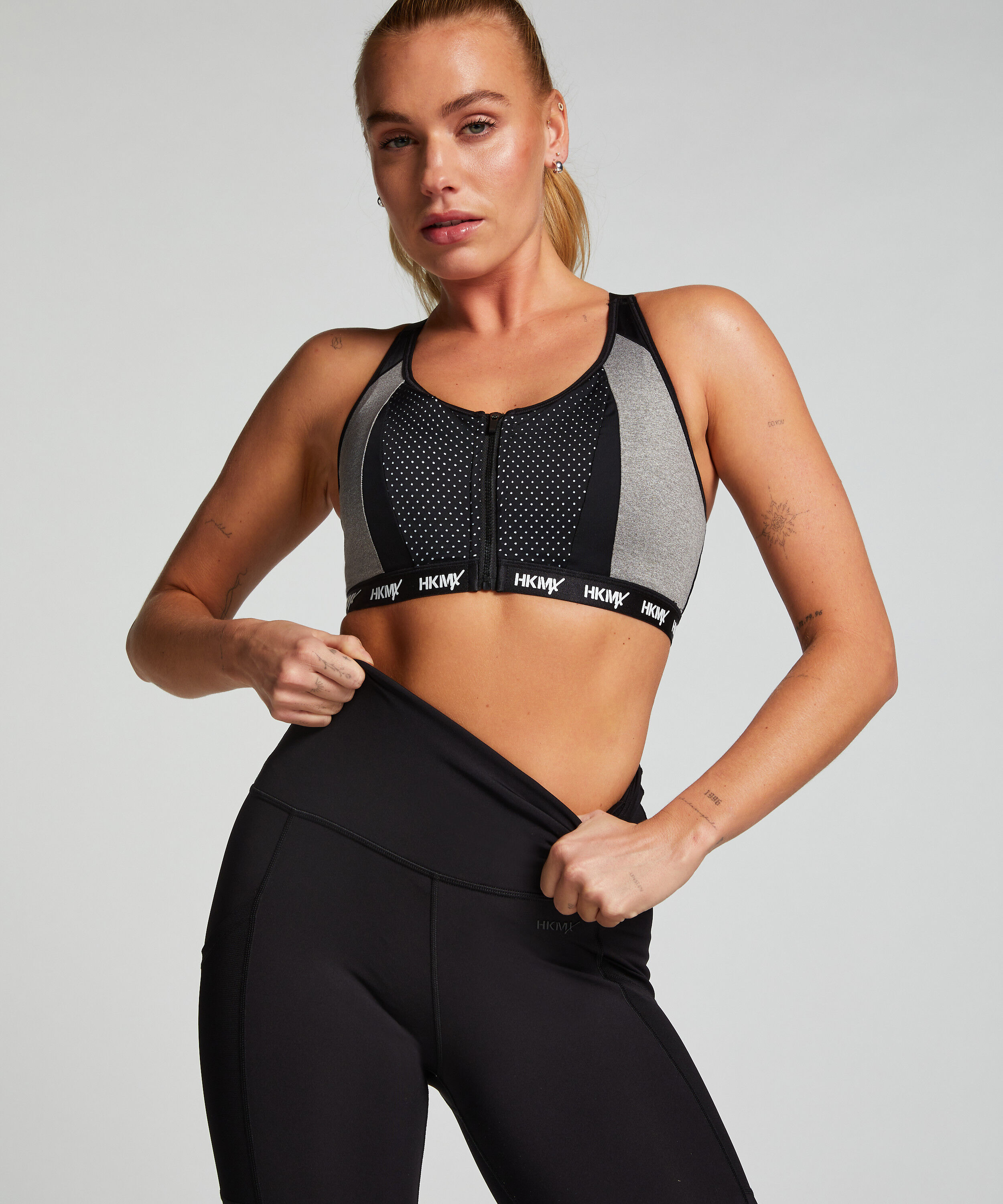 HKMX Sports bra The Pro Level 3, Grey