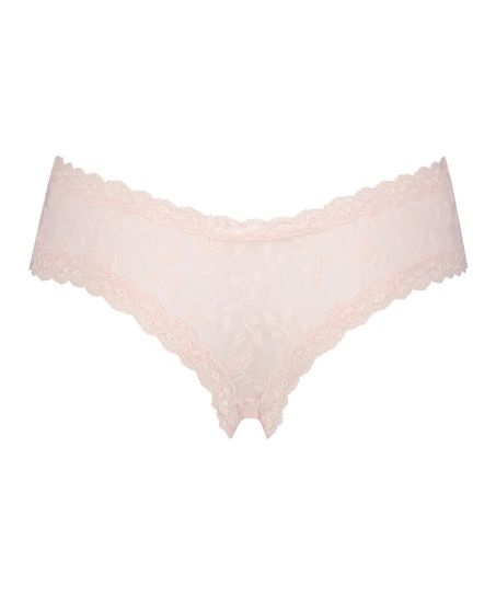 V-shape Mesh Brazilian, Pink