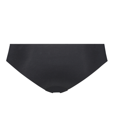 Invisible cotton knickers, Black