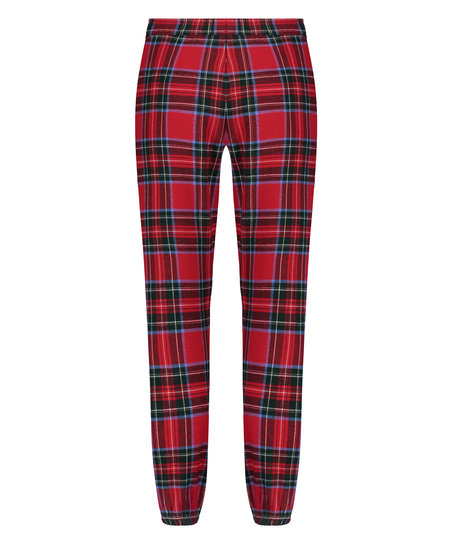 Flannel Pyjama Pants, Red