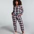 Twill pyjama set, White