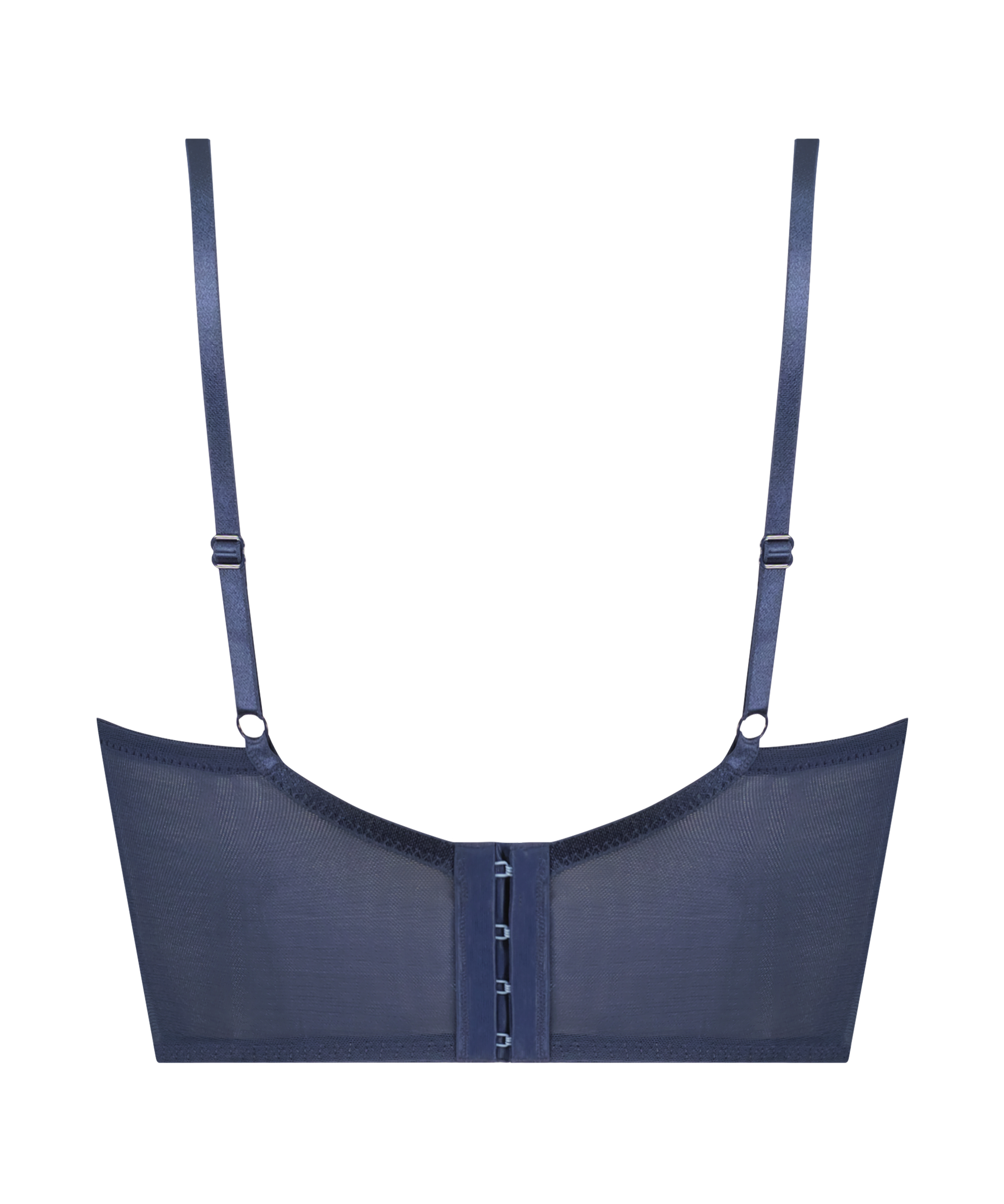 Kimberley Padded Longline Underwired Bra, Blue, main