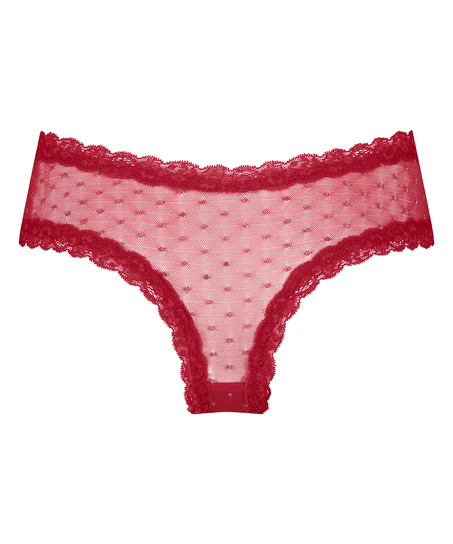 V-shape Mesh Brazilian, Red