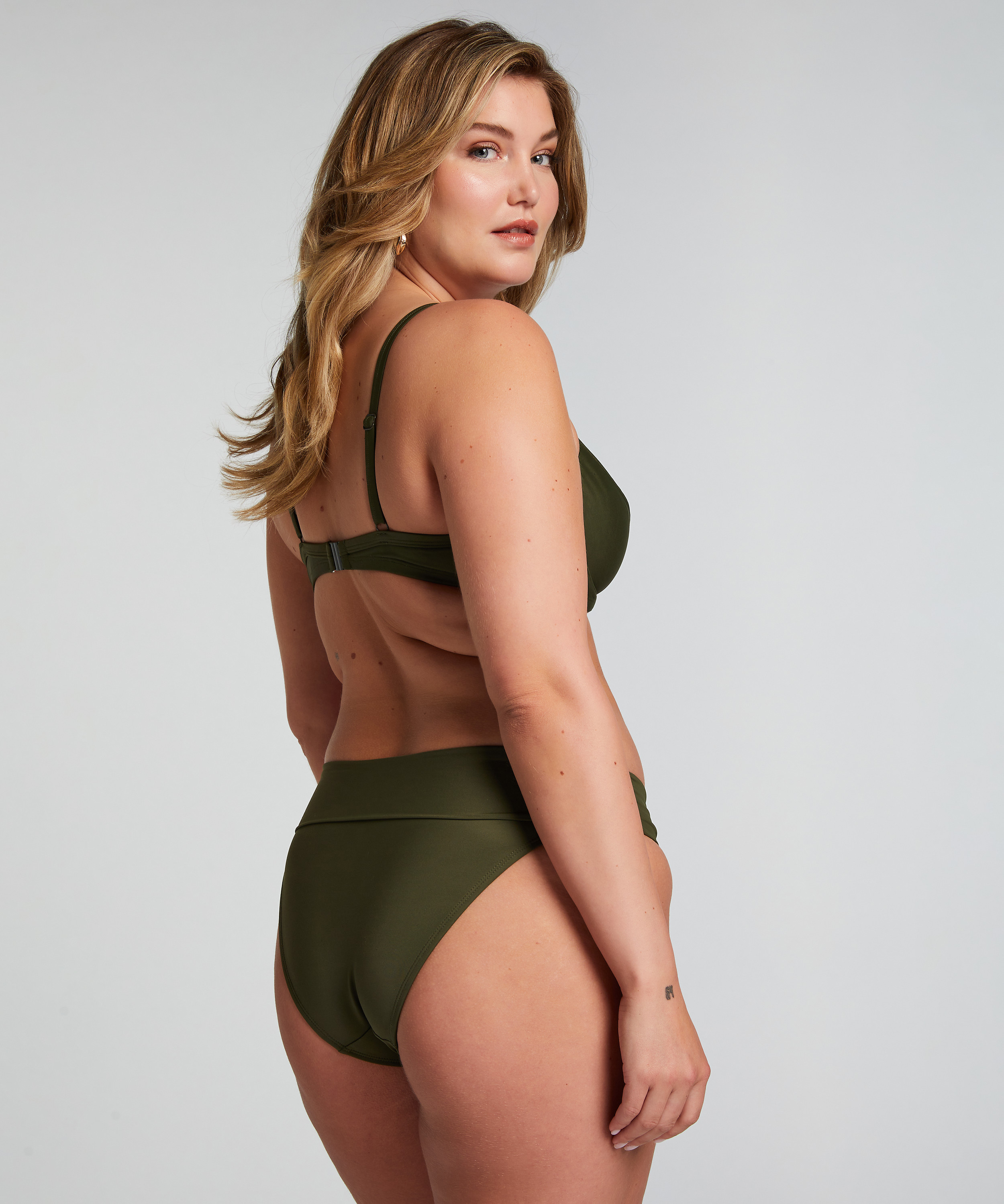 Luxe Rio Bikini Bottoms, Green, main