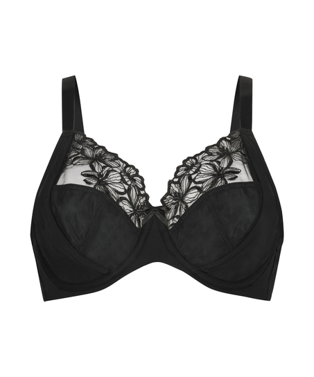 Margot Non-Padded Underwired Bra, Black
