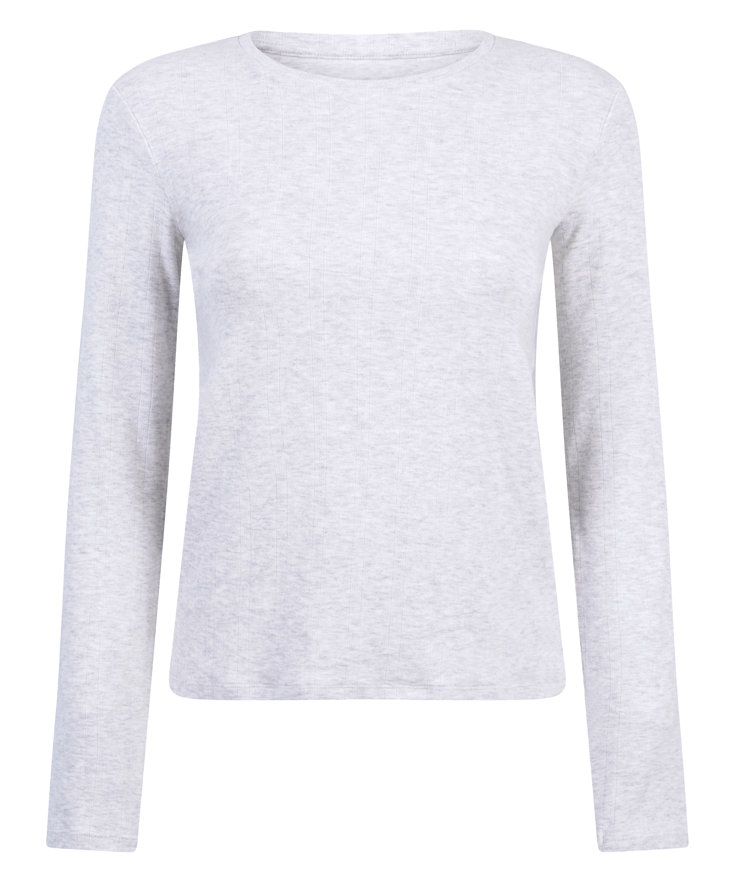 Pyjama top Pointelle, Grey, main