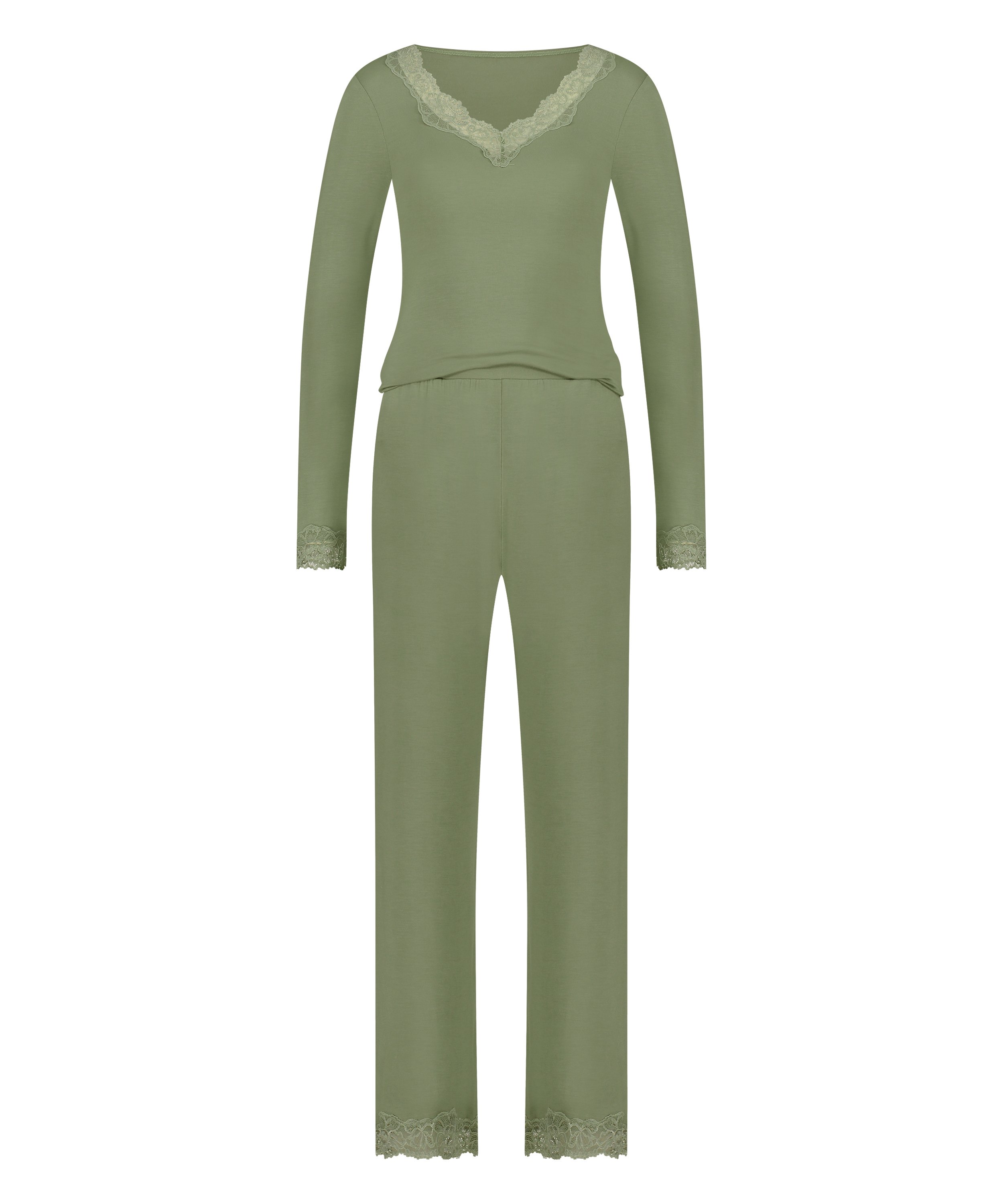 Pajama Set, Green, main