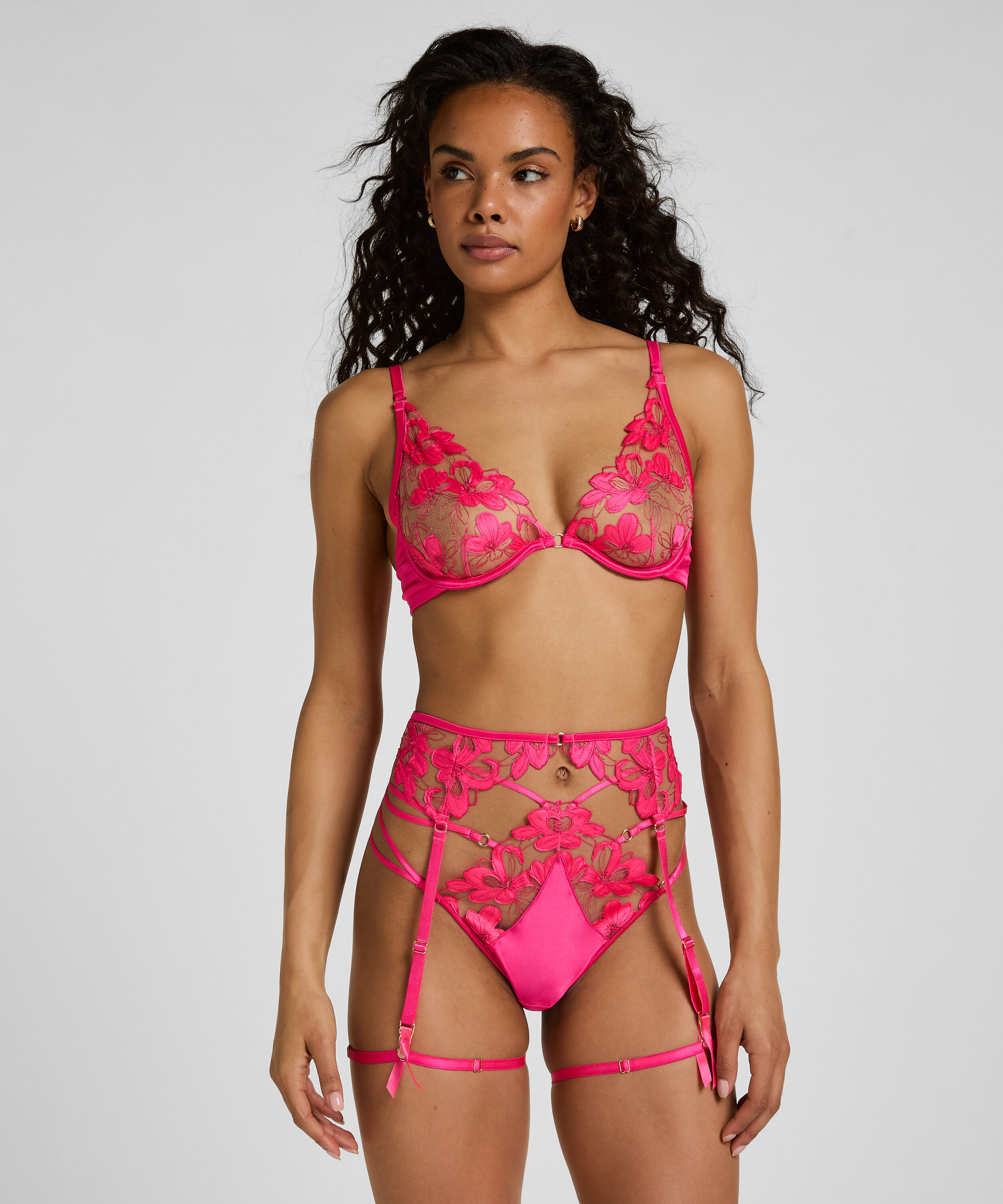 Suspenderbelt Beatrice, Pink Suspenderbelt Beatrice, Pink