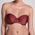 Dune Bandeau Bikini Top, Red