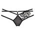 Yuna open crotch Brazilian, Black