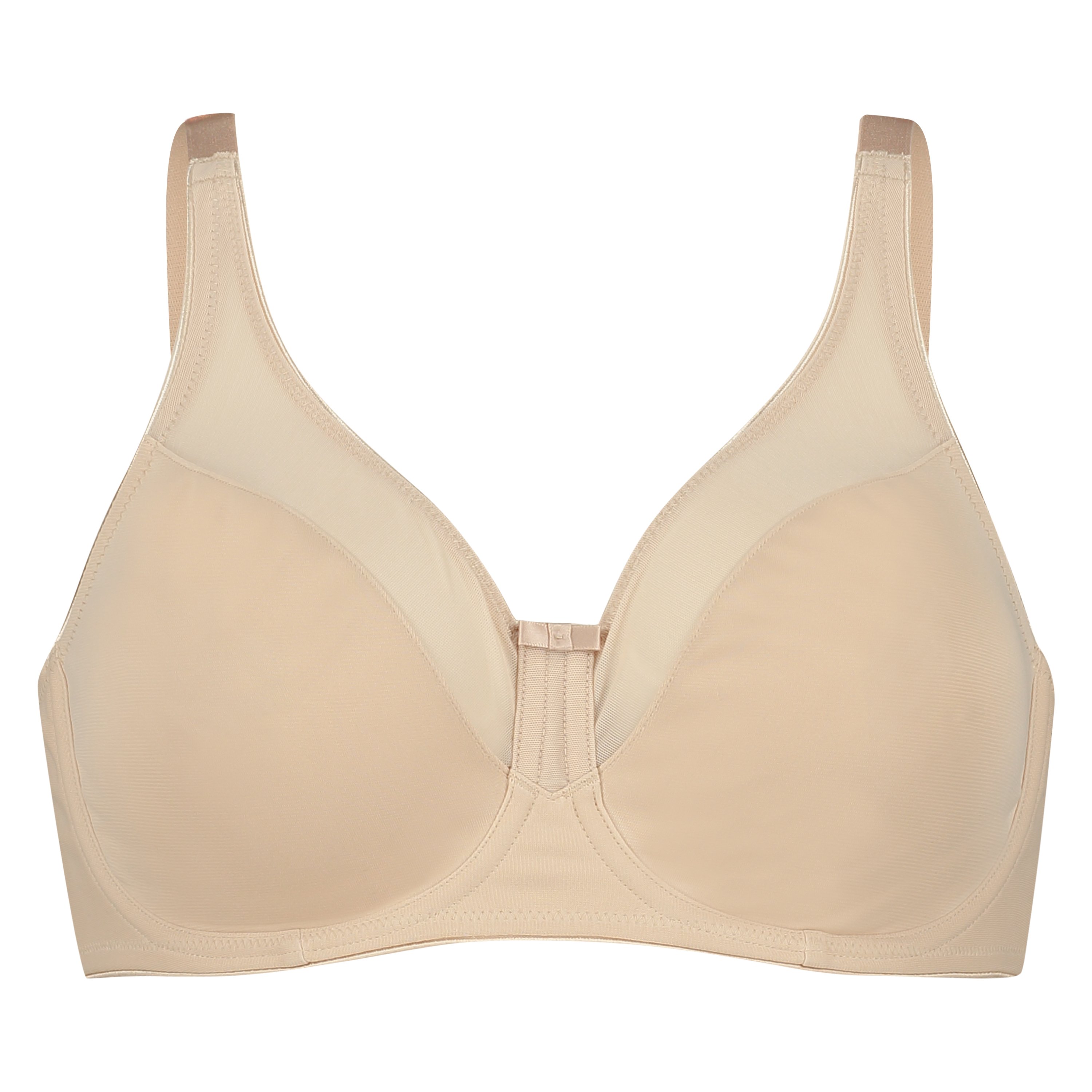 Nina Non-Padded Underwired Minimizer Bra, Beige, main