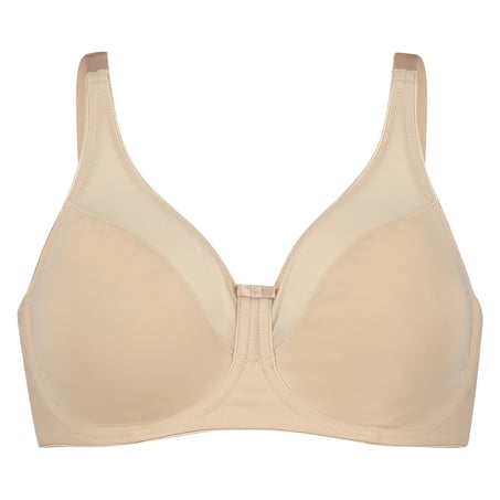 Nina Non-Padded Underwired Minimizer Bra, Beige