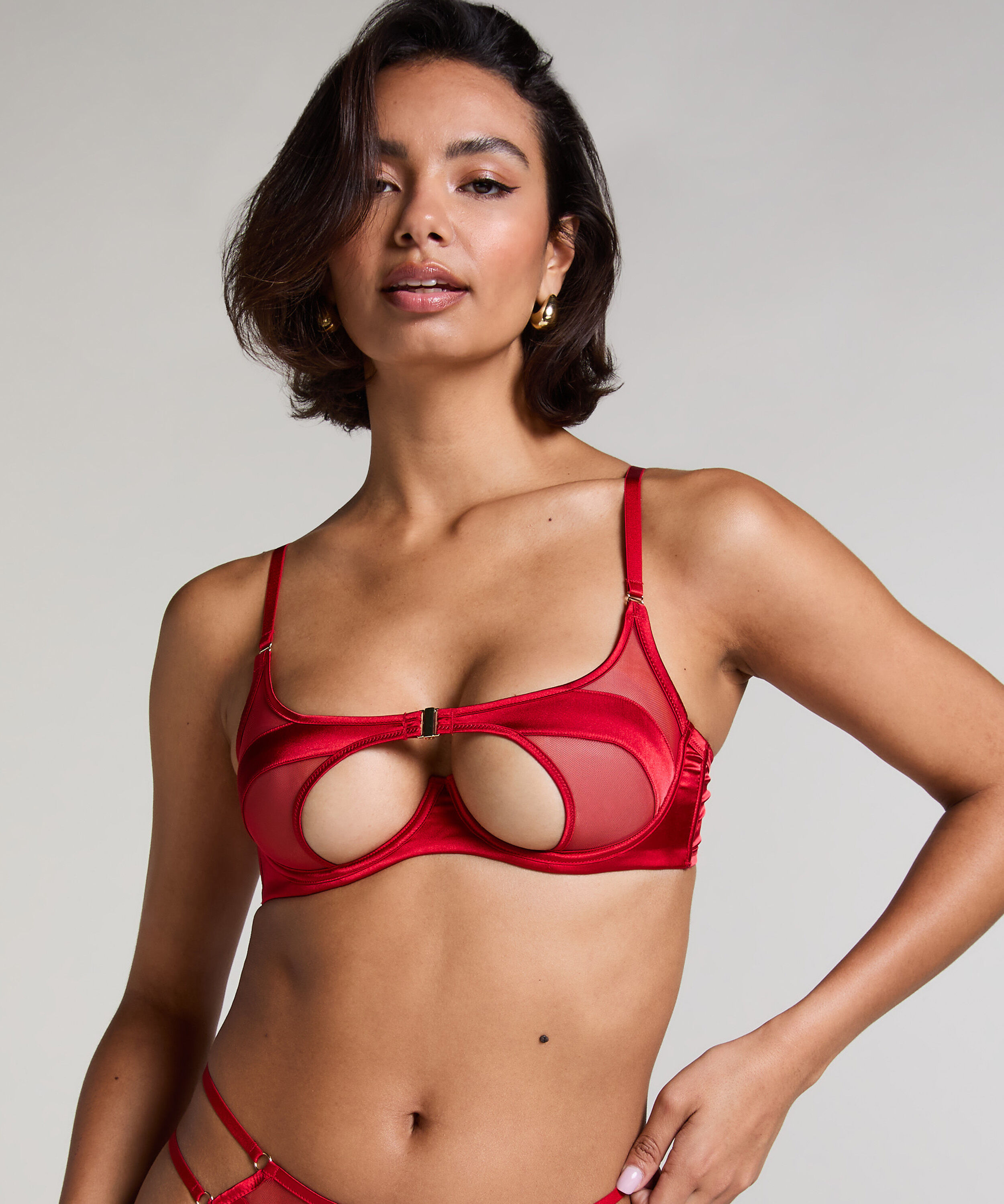 Vienna Non-Padded Underwired Bra, Red
