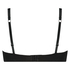 Secret Lace cotton padded underwired bra, Black