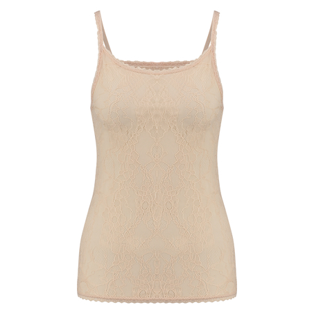 Tank top Lace, Beige