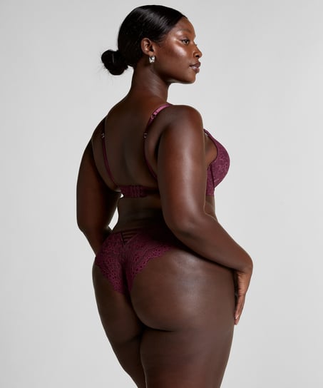 Isadora Padded Underwired Push-Up Bra, Red