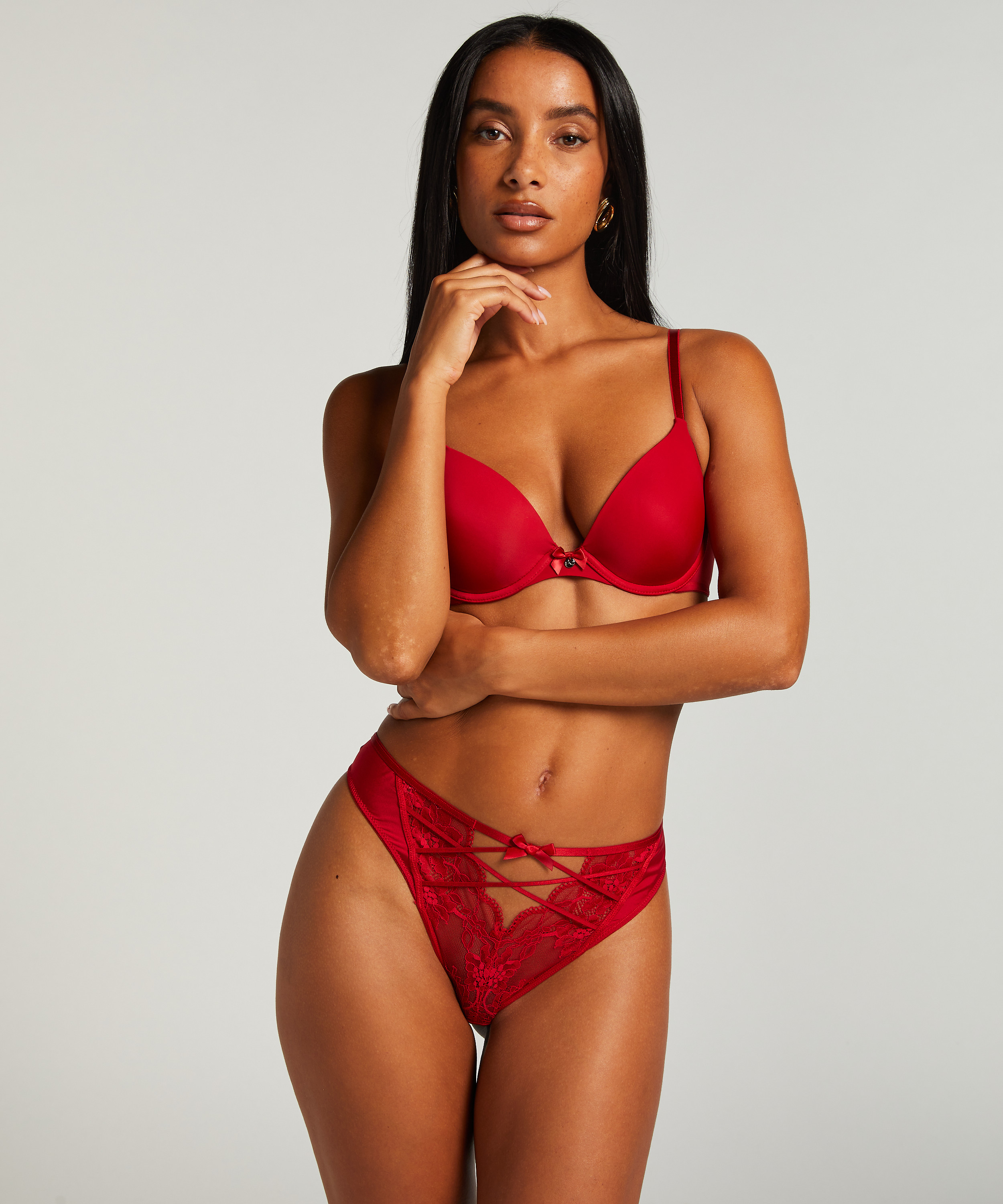 Alora Thong, Red, main