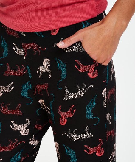 Petite Jersey pyjama pants, Black