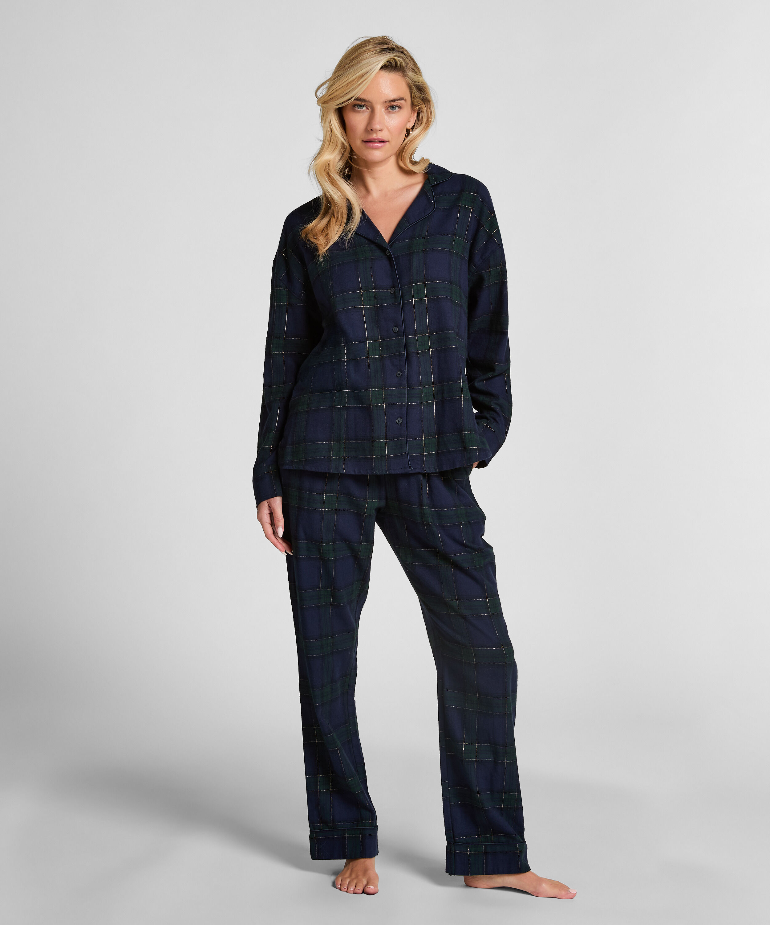 Flannel Pyjama Top