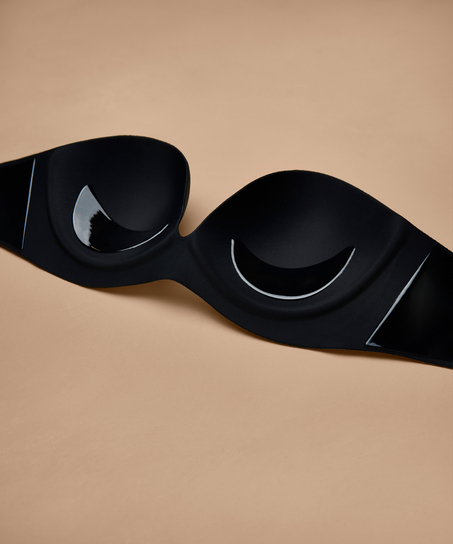 Stick on bra, Black