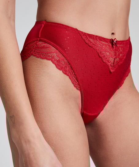 Sophie high knickers, Red