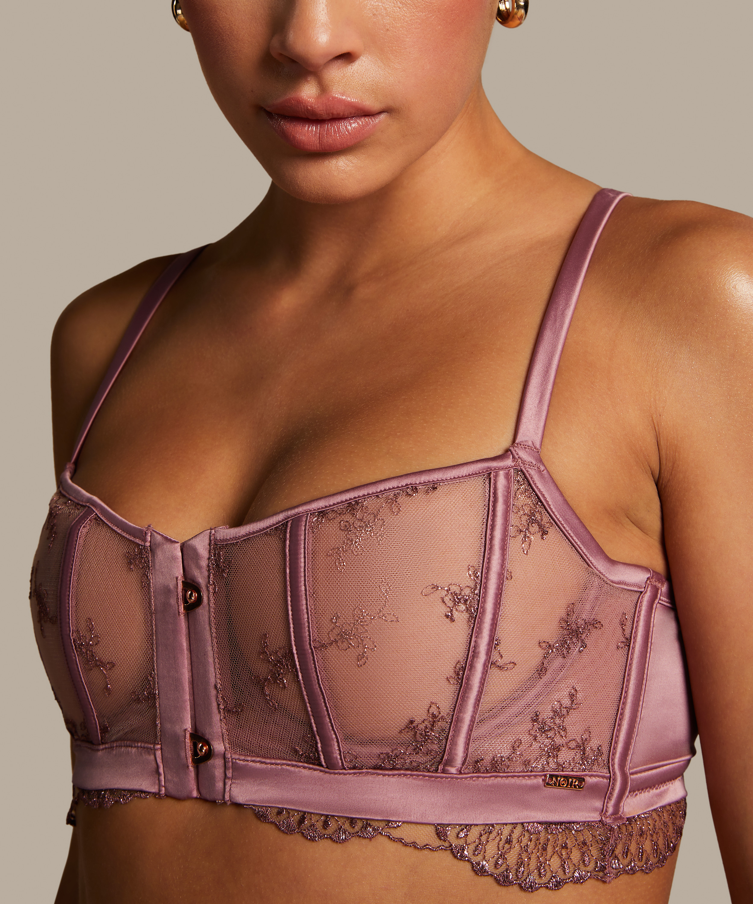 Christine Non-Padded Underwired Bra, Pink, main