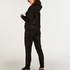 Velours Jogging bottoms, Black