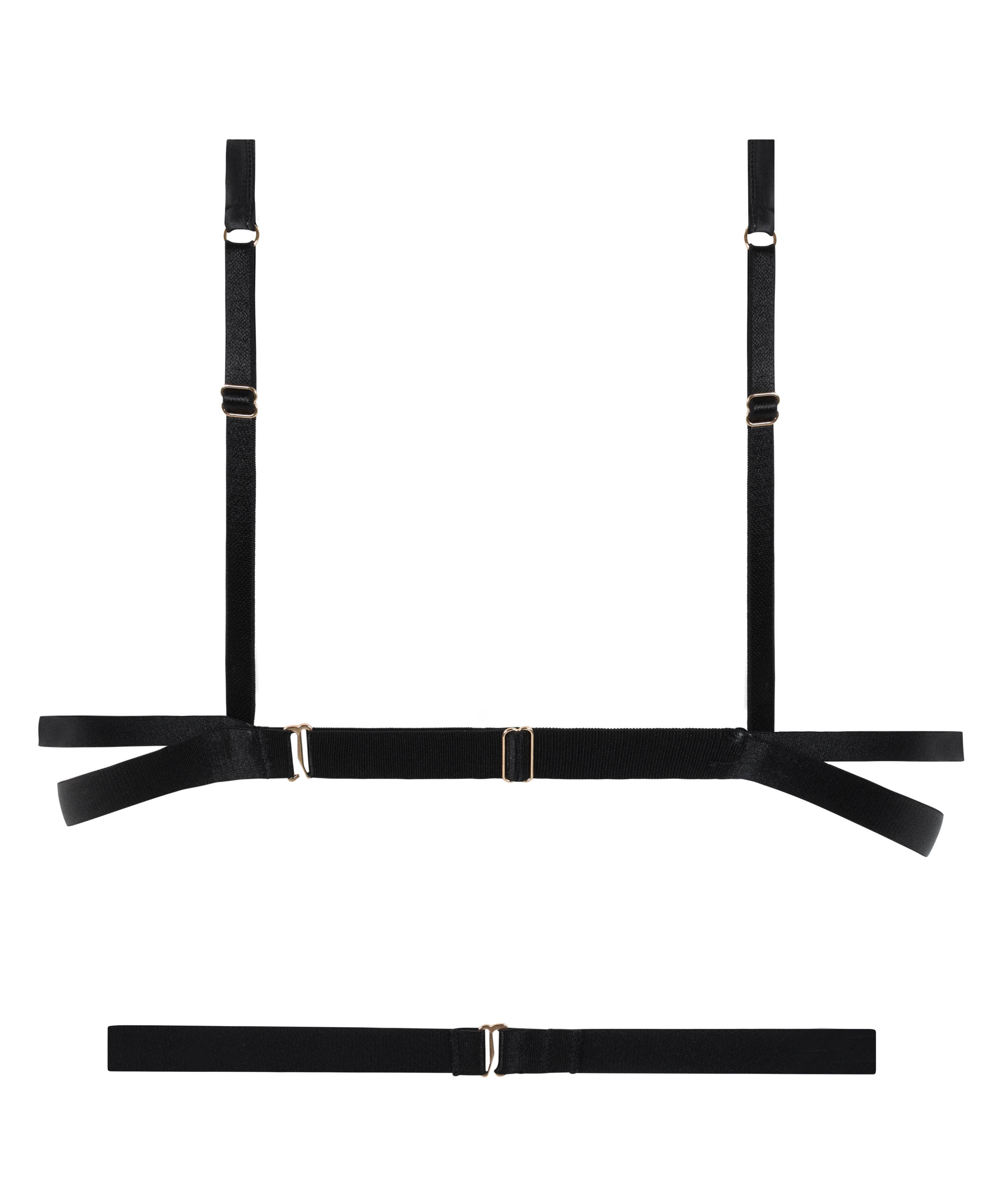 Nisha Bralette, Black, main