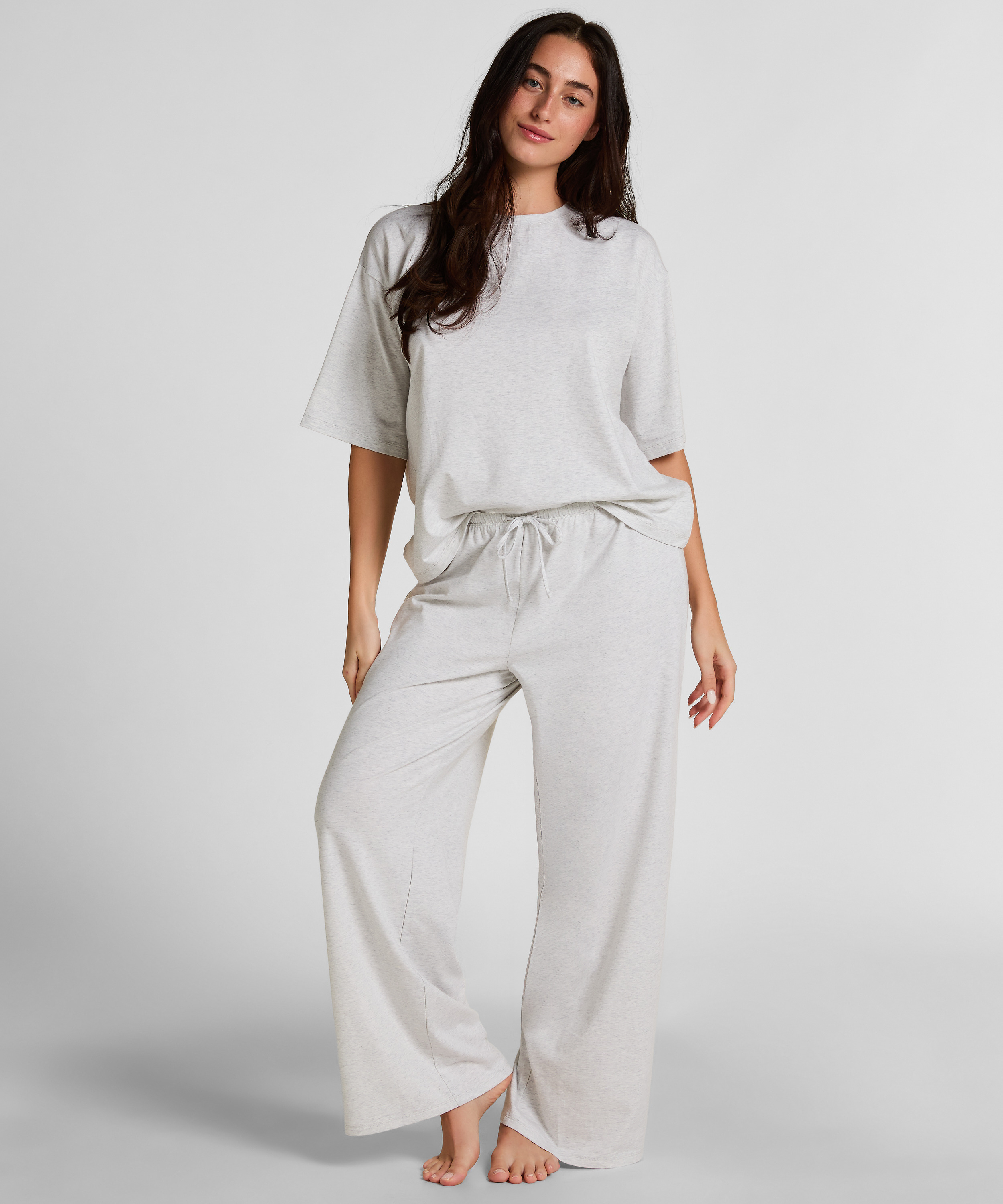 Pyjama Pants Loose , Grey, main