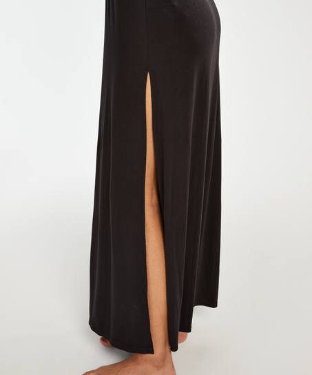 Jersey beach dress, Black