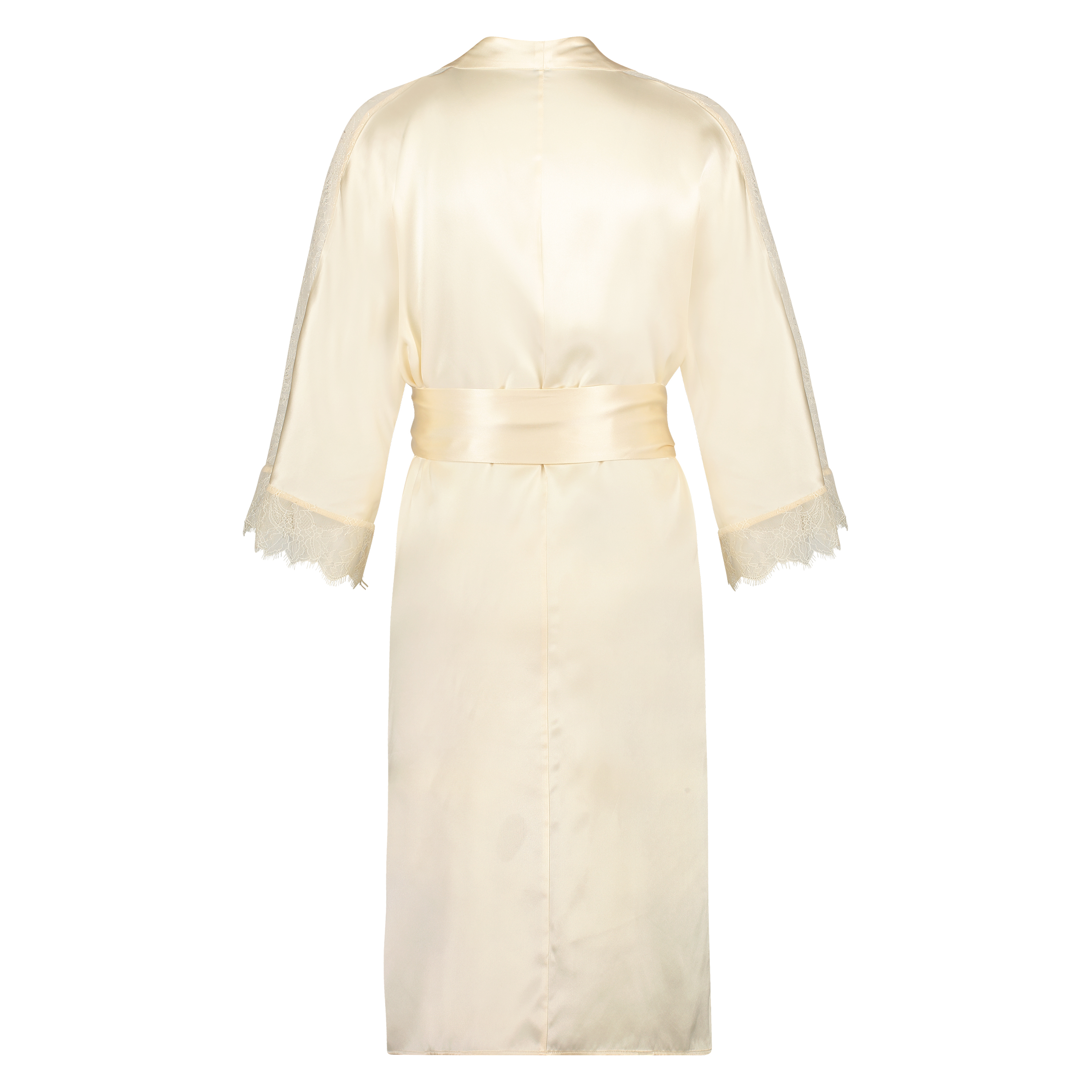 Silk Lace Kimono, Beige, main