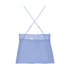 Satin Marcela Cami Top, Blue